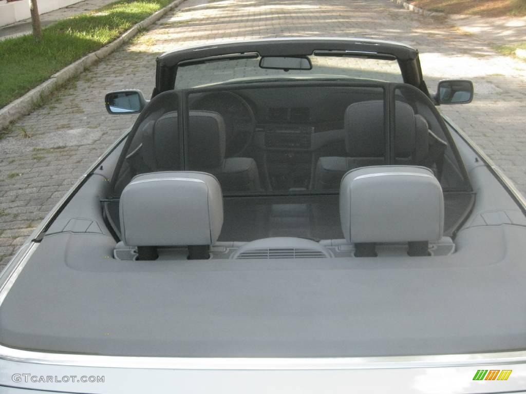 2000 3 Series 323i Convertible - Titanium Silver Metallic / Grey photo #34