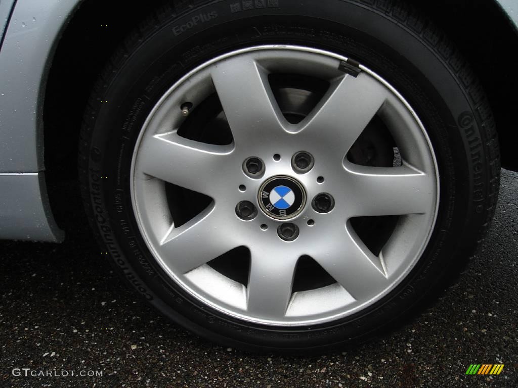 2005 3 Series 325xi Sedan - Titanium Silver Metallic / Black photo #12