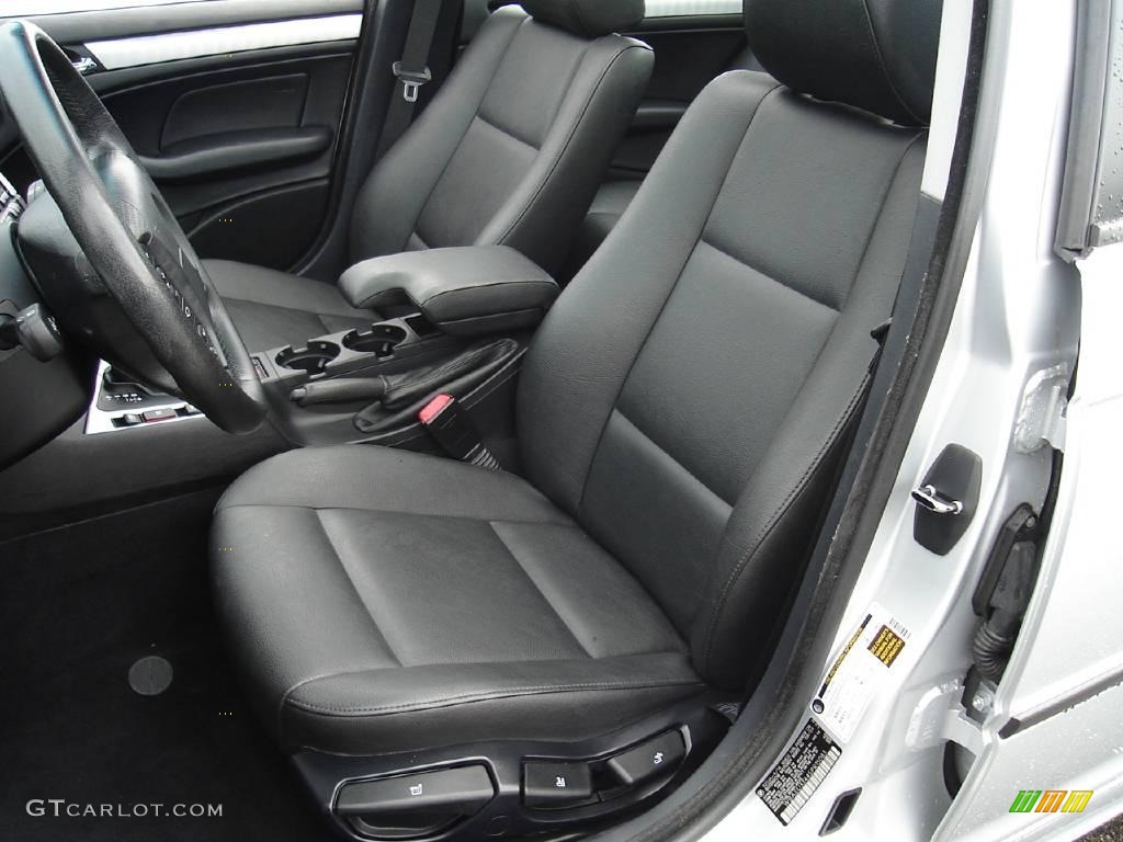 2005 3 Series 325xi Sedan - Titanium Silver Metallic / Black photo #13