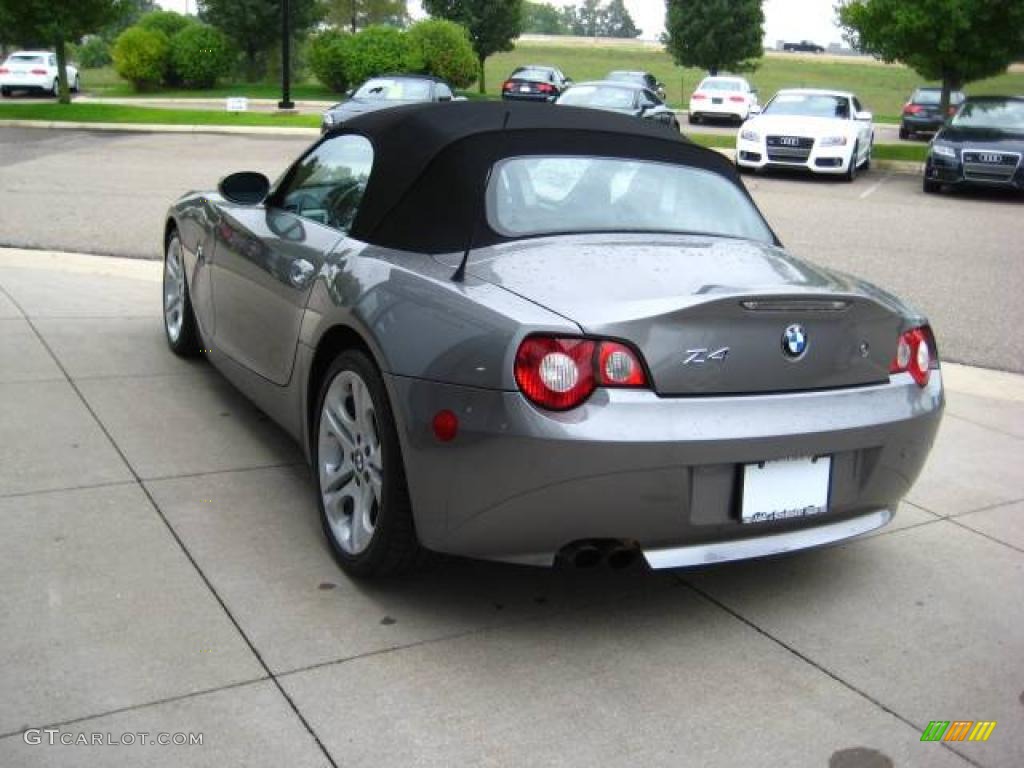 2005 Z4 3.0i Roadster - Sterling Grey Metallic / Black photo #6