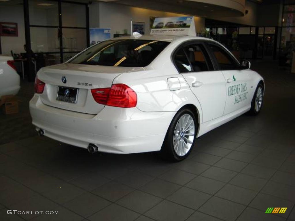 2009 3 Series 335d Sedan - Alpine White / Black Dakota Leather photo #5