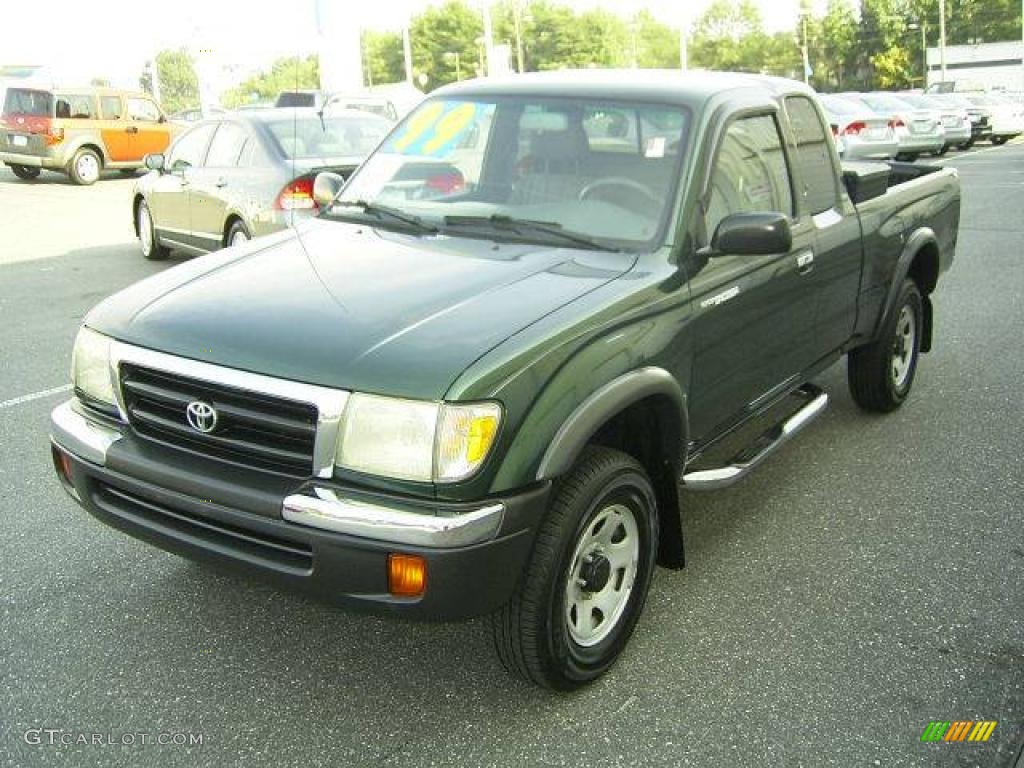 1999 Tacoma Prerunner Extended Cab - Imperial Jade Mica / Gray photo #1