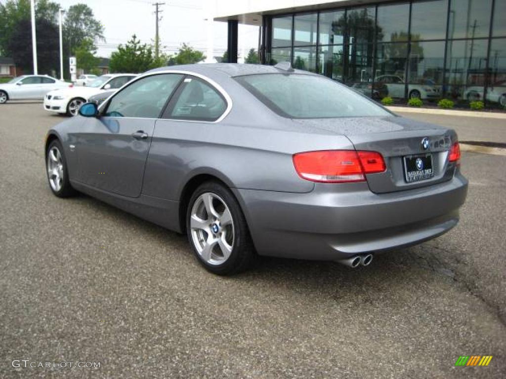 2009 3 Series 328xi Coupe - Space Grey Metallic / Black photo #3