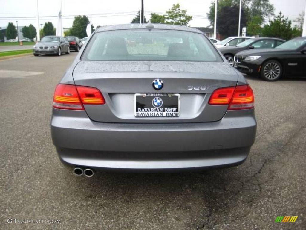 2009 3 Series 328xi Coupe - Space Grey Metallic / Black photo #4