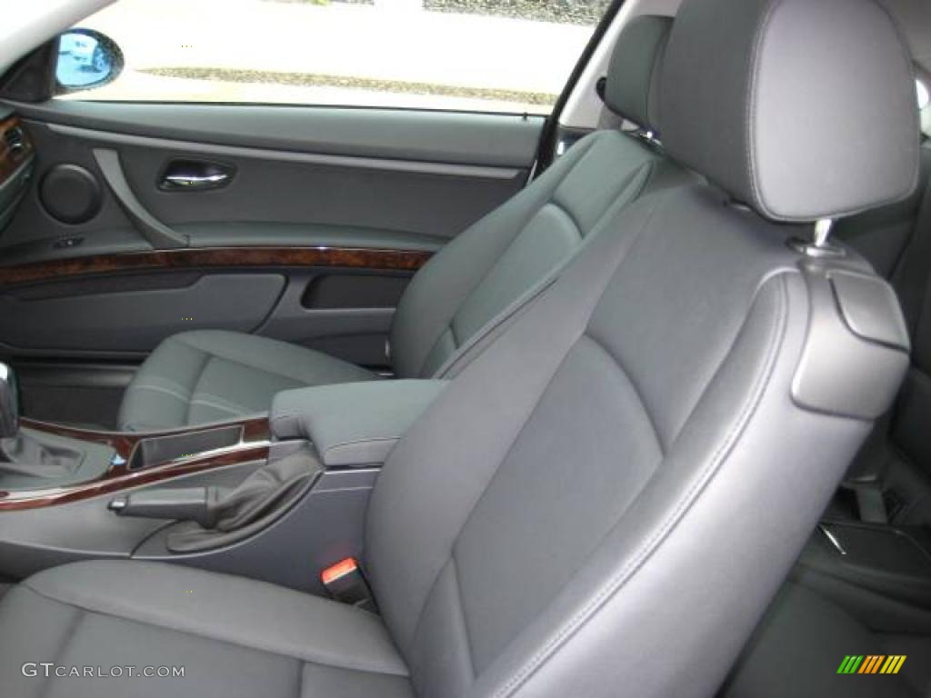 2009 3 Series 328xi Coupe - Space Grey Metallic / Black photo #10