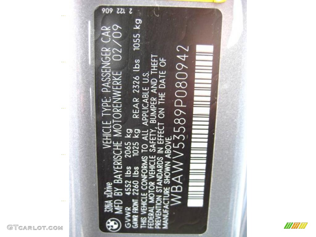 2009 3 Series 328xi Coupe - Space Grey Metallic / Black photo #12