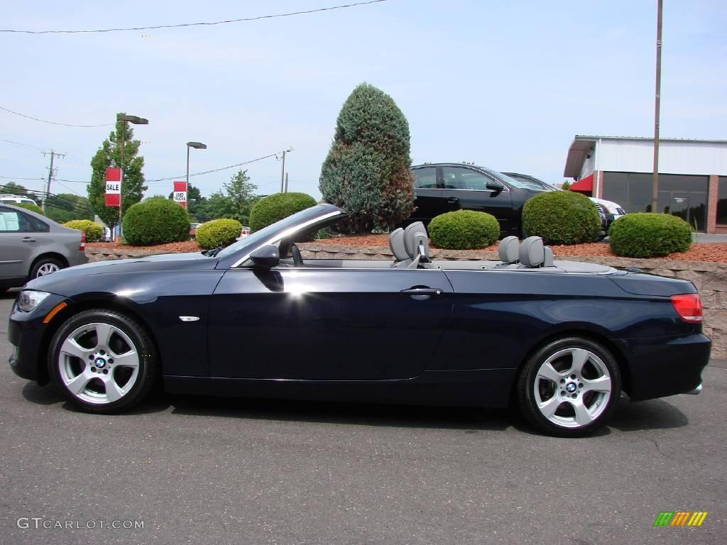 2008 3 Series 328i Convertible - Monaco Blue Metallic / Gray photo #2