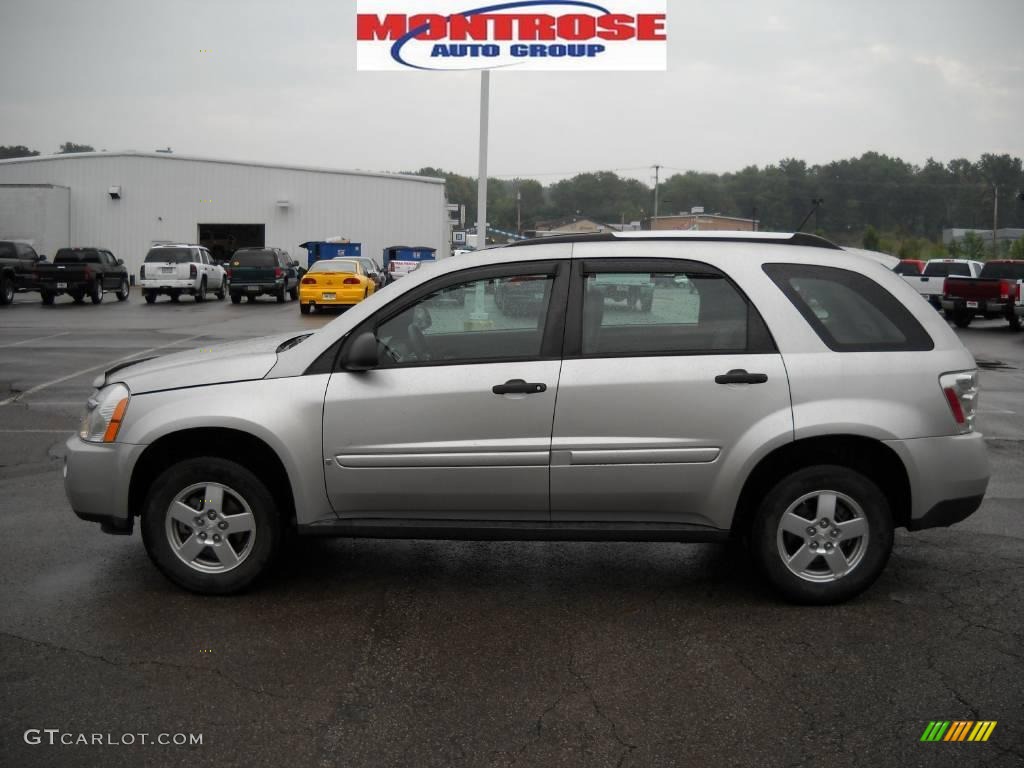 2007 Equinox LS - Silverstone Metallic / Light Gray photo #7