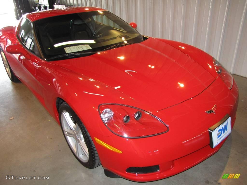 2008 Corvette Coupe - Victory Red / Ebony photo #1