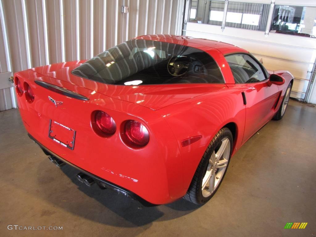 2008 Corvette Coupe - Victory Red / Ebony photo #5