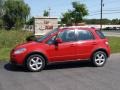 2007 Bright Red Suzuki SX4 Sport AWD  photo #1