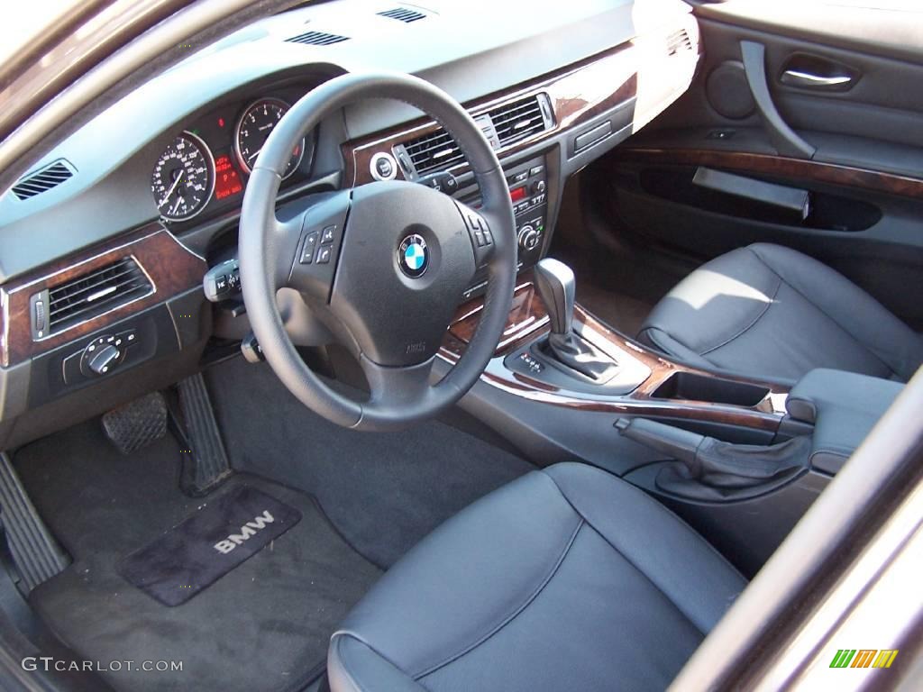 2008 3 Series 328xi Sedan - Sparkling Graphite Metallic / Black photo #7