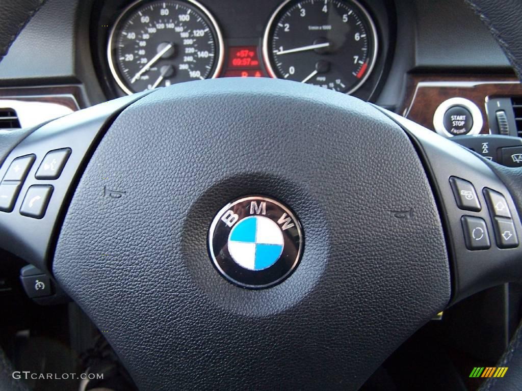 2008 3 Series 328xi Sedan - Sparkling Graphite Metallic / Black photo #8