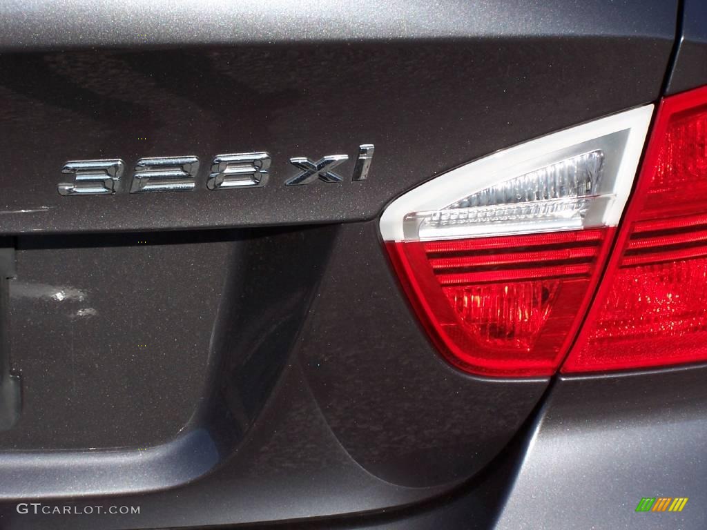 2008 3 Series 328xi Sedan - Sparkling Graphite Metallic / Black photo #12