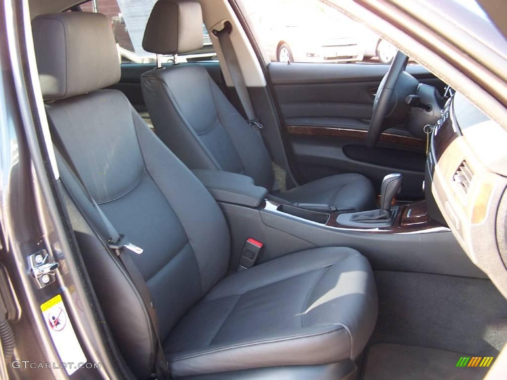 2008 3 Series 328xi Sedan - Sparkling Graphite Metallic / Black photo #14