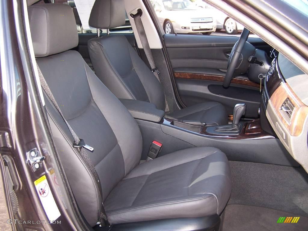 2008 3 Series 328xi Sedan - Sparkling Graphite Metallic / Black photo #15