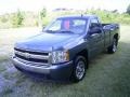 2008 Blue Granite Metallic Chevrolet Silverado 1500 LS Regular Cab  photo #1