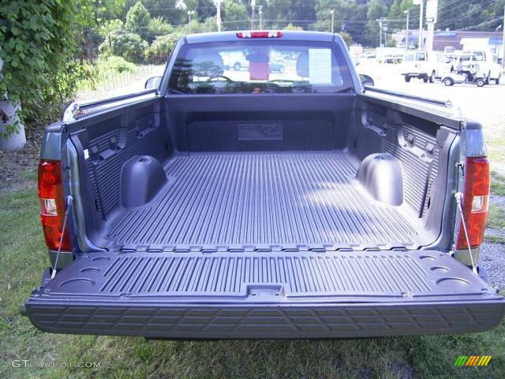 2008 Silverado 1500 LS Regular Cab - Blue Granite Metallic / Dark Titanium photo #4