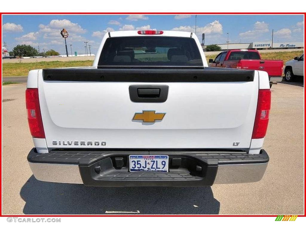 2009 Silverado 1500 LT Crew Cab - Summit White / Light Cashmere photo #4