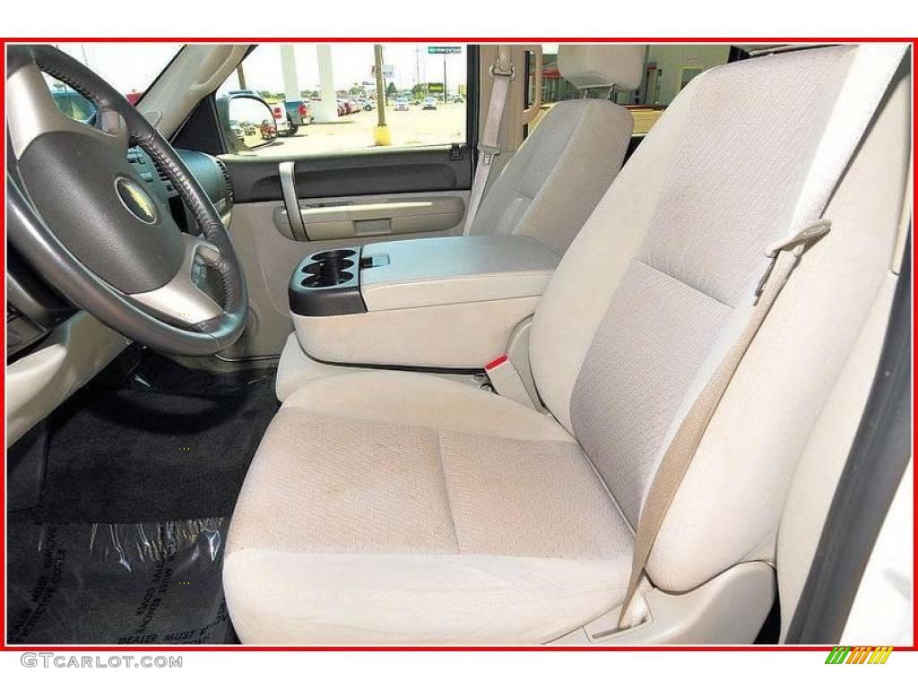 2009 Silverado 1500 LT Crew Cab - Summit White / Light Cashmere photo #13
