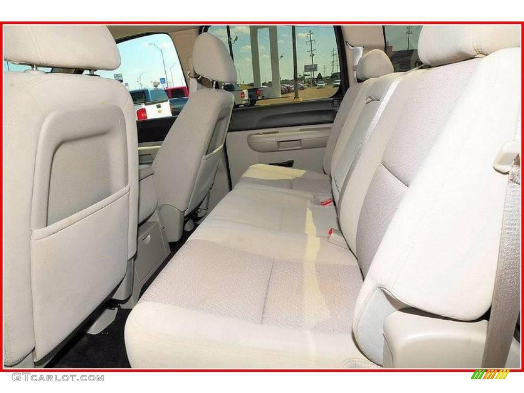 2009 Silverado 1500 LT Crew Cab - Summit White / Light Cashmere photo #17