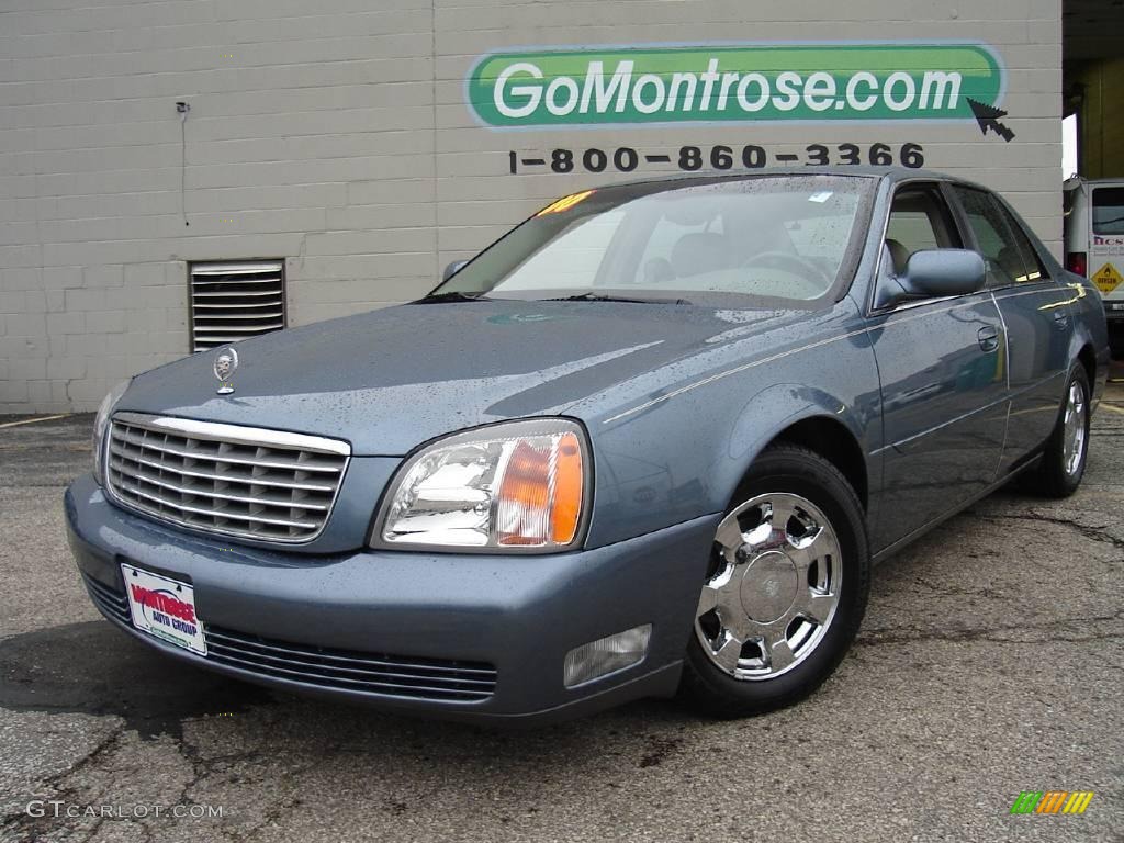 2000 DeVille Sedan - Parisian Blue / Oatmeal photo #1