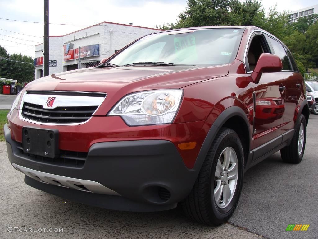 2009 VUE XE V6 AWD - Ruby Red / Tan photo #1
