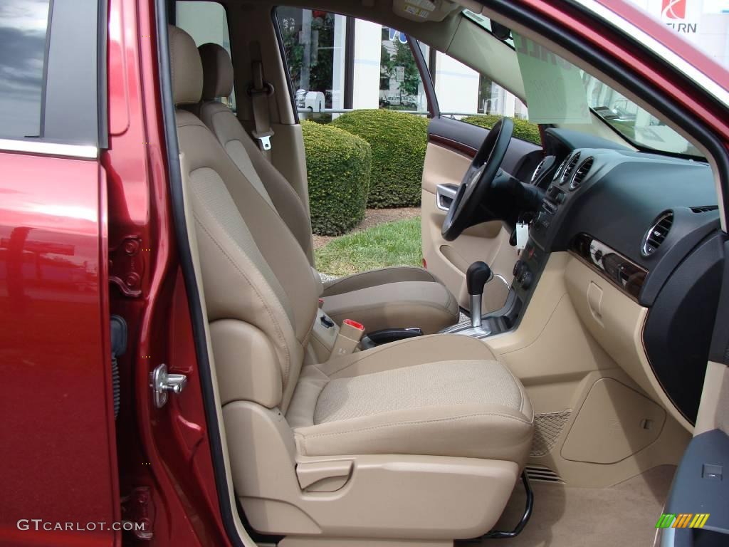 2009 VUE XE V6 AWD - Ruby Red / Tan photo #14