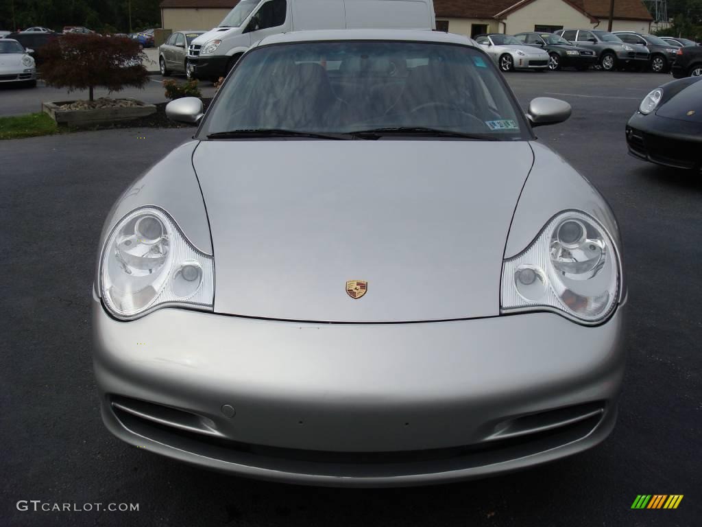 2003 911 Carrera Coupe - Arctic Silver Metallic / Black photo #3