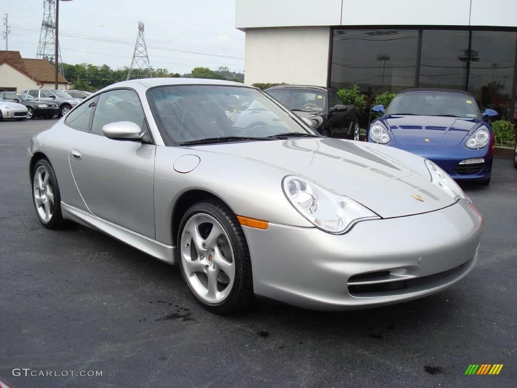 2003 911 Carrera Coupe - Arctic Silver Metallic / Black photo #5