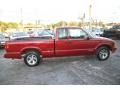 1997 Cherry Red Metallic Chevrolet S10 LS Extended Cab  photo #2