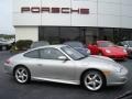 2003 Arctic Silver Metallic Porsche 911 Carrera Coupe  photo #6