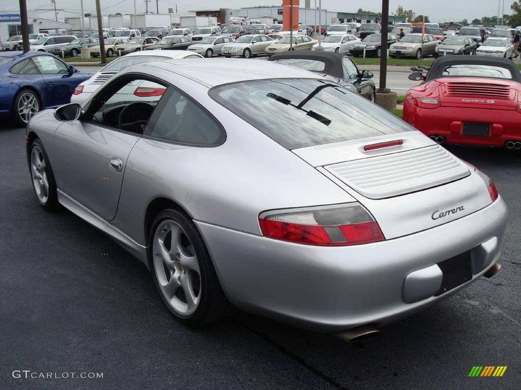 2003 911 Carrera Coupe - Arctic Silver Metallic / Black photo #9