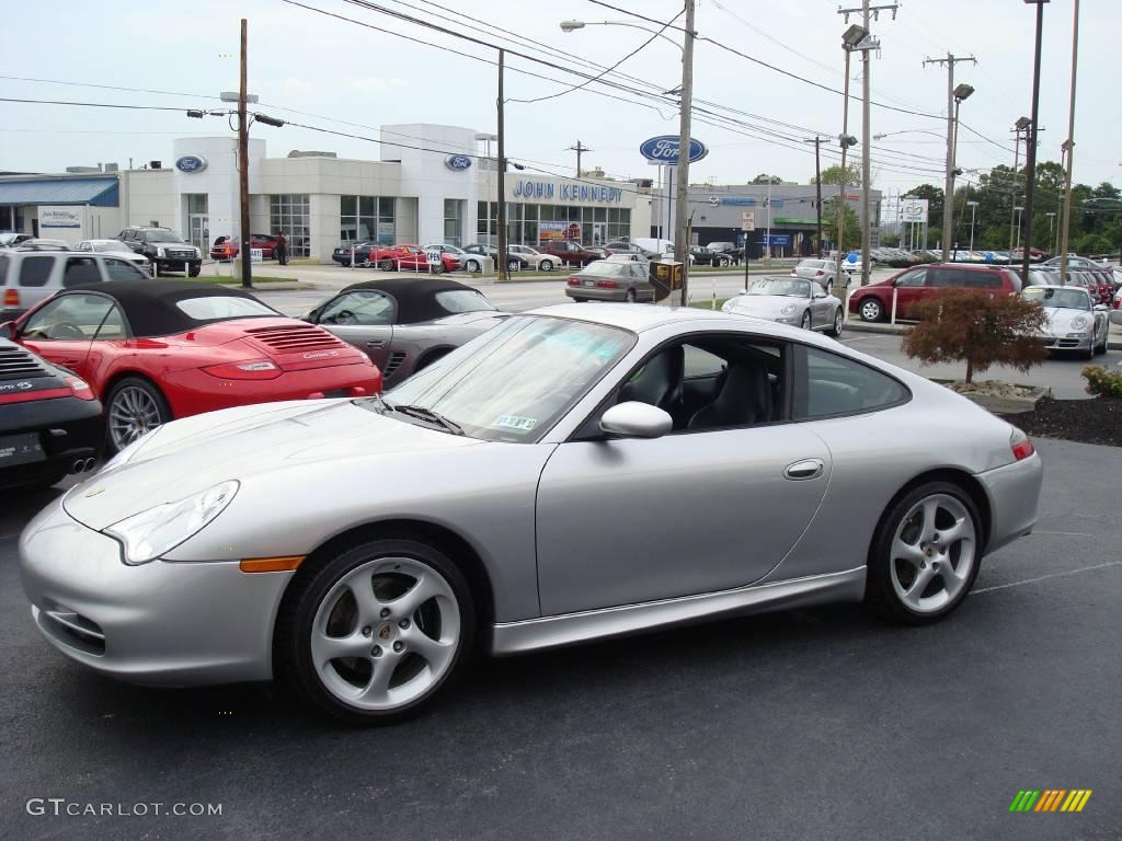 2003 911 Carrera Coupe - Arctic Silver Metallic / Black photo #10