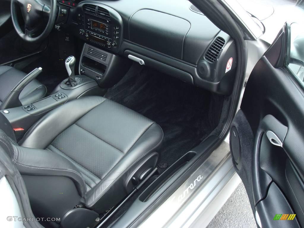 2003 911 Carrera Coupe - Arctic Silver Metallic / Black photo #17