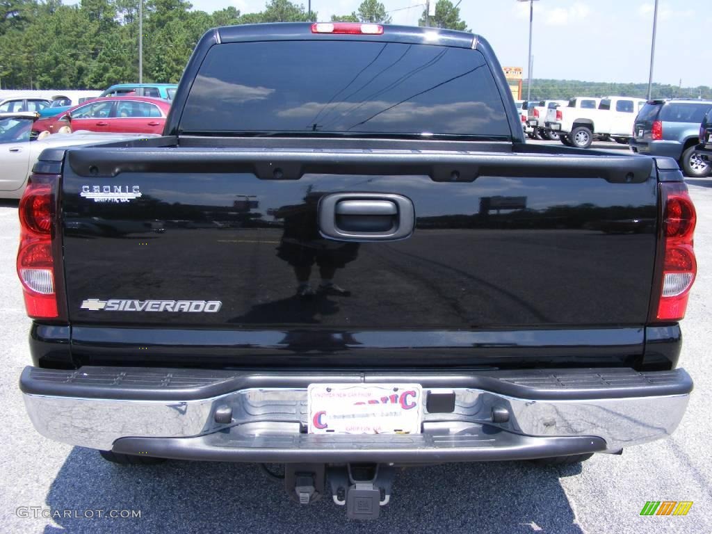 2006 Silverado 1500 LT Crew Cab - Black / Medium Gray photo #7