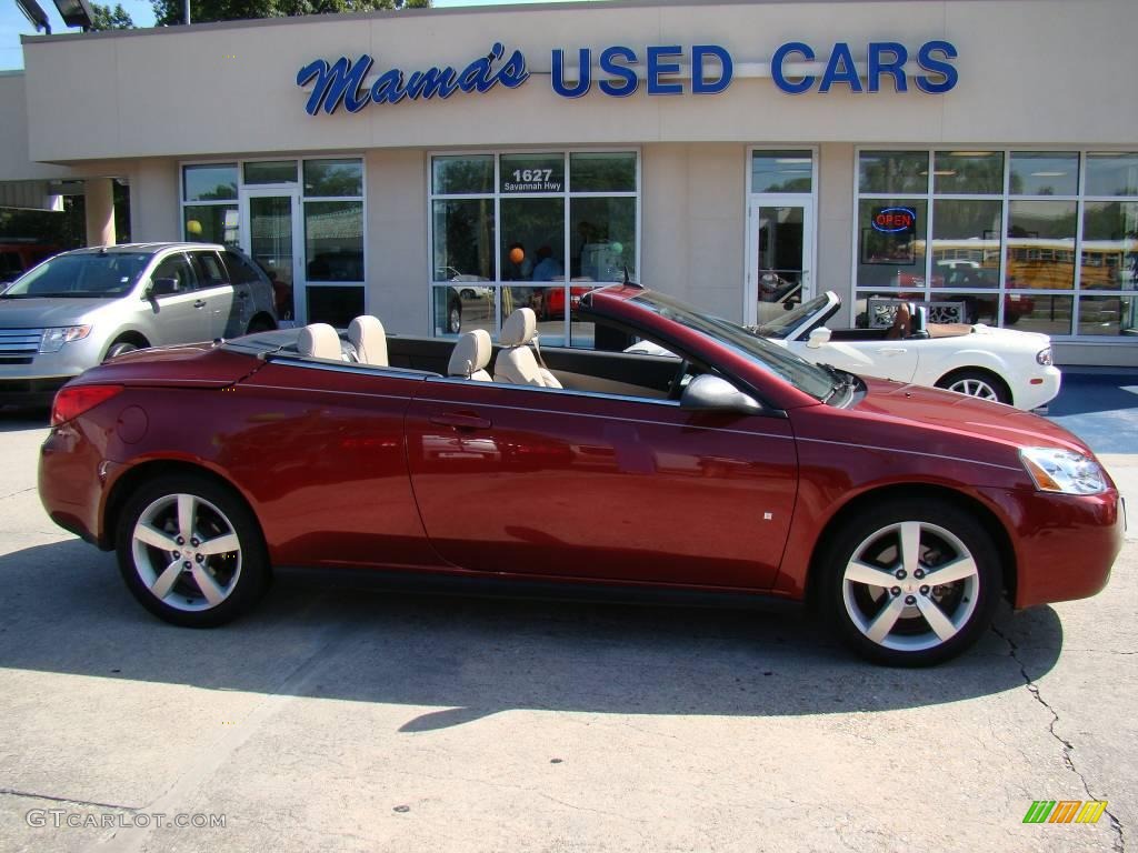 2008 G6 GT Convertible - Performance Red Metallic / Light Taupe photo #1