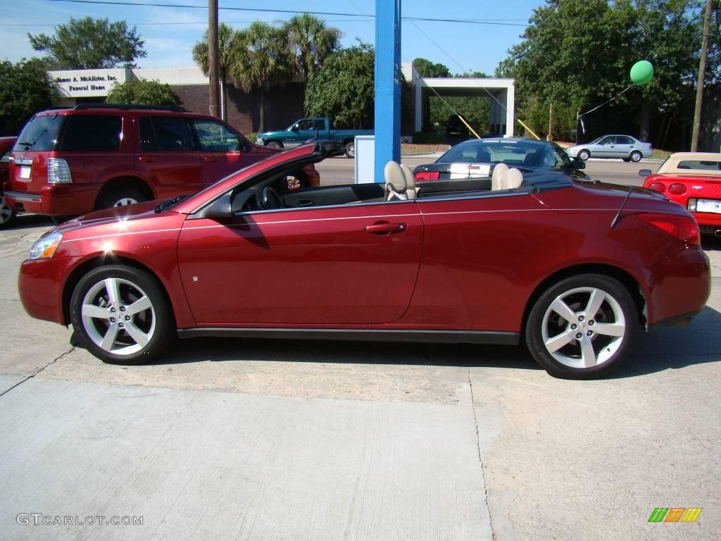 2008 G6 GT Convertible - Performance Red Metallic / Light Taupe photo #5