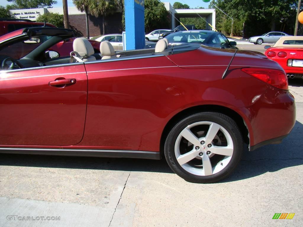 2008 G6 GT Convertible - Performance Red Metallic / Light Taupe photo #24