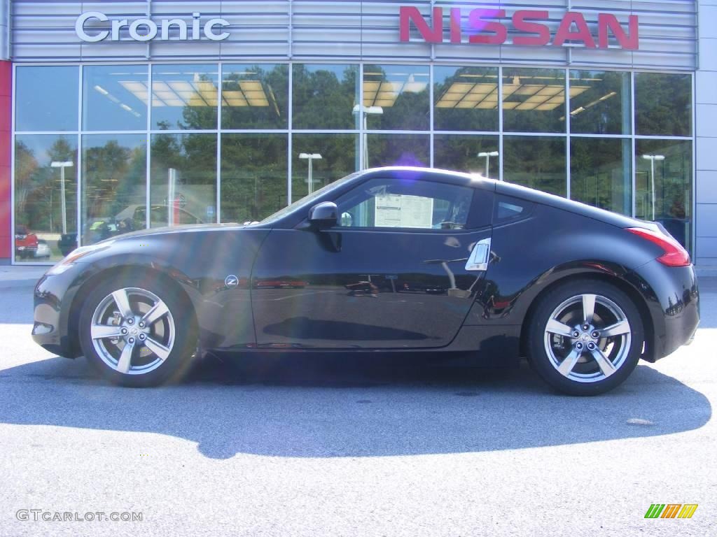 2009 370Z Touring Coupe - Magnetic Black / Black Leather photo #1