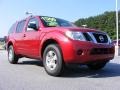 2010 Red Brick Nissan Pathfinder S FE+  photo #4