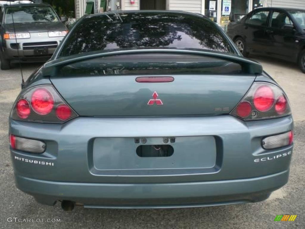 2001 Eclipse RS Coupe - Tampa Blue Pearl / Black photo #6