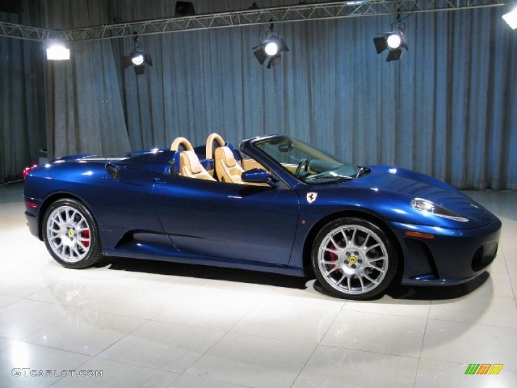 Tour de France Blue 2006 Ferrari F430 Spider Exterior Photo #17654227