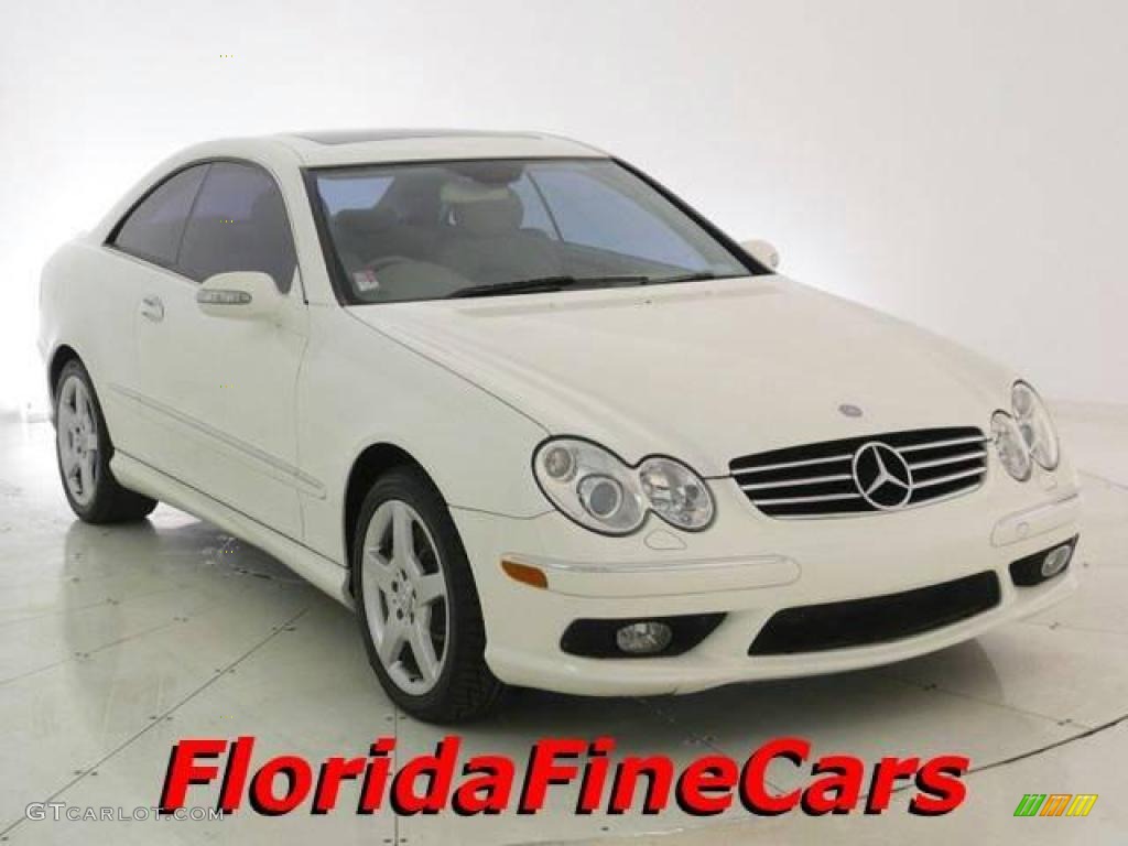 2005 Alabaster White MercedesBenz CLK 500 Coupe 17625471 Photo 4