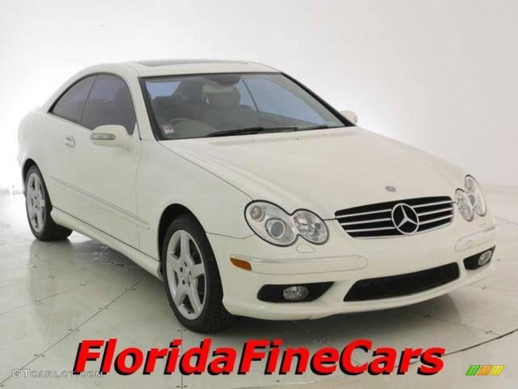 Alabaster White Mercedes-Benz CLK