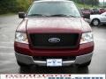 2005 Dark Toreador Red Metallic Ford F150 XLT SuperCab 4x4  photo #3