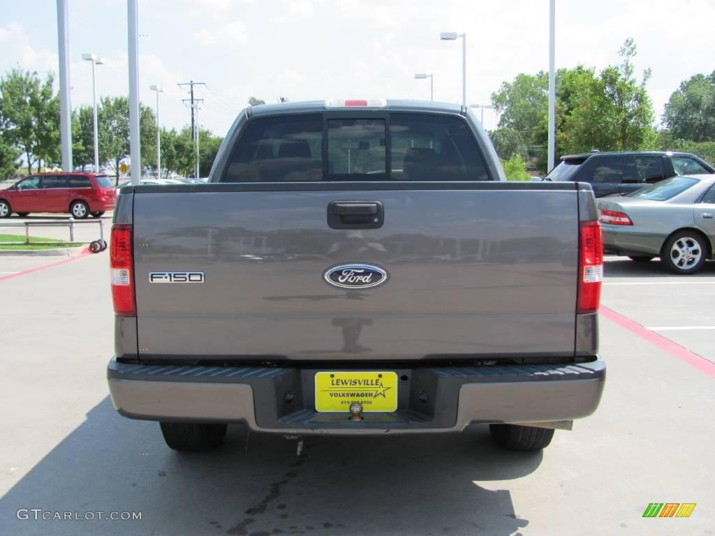 2005 F150 STX SuperCab - Dark Shadow Grey Metallic / Medium Flint Grey photo #4