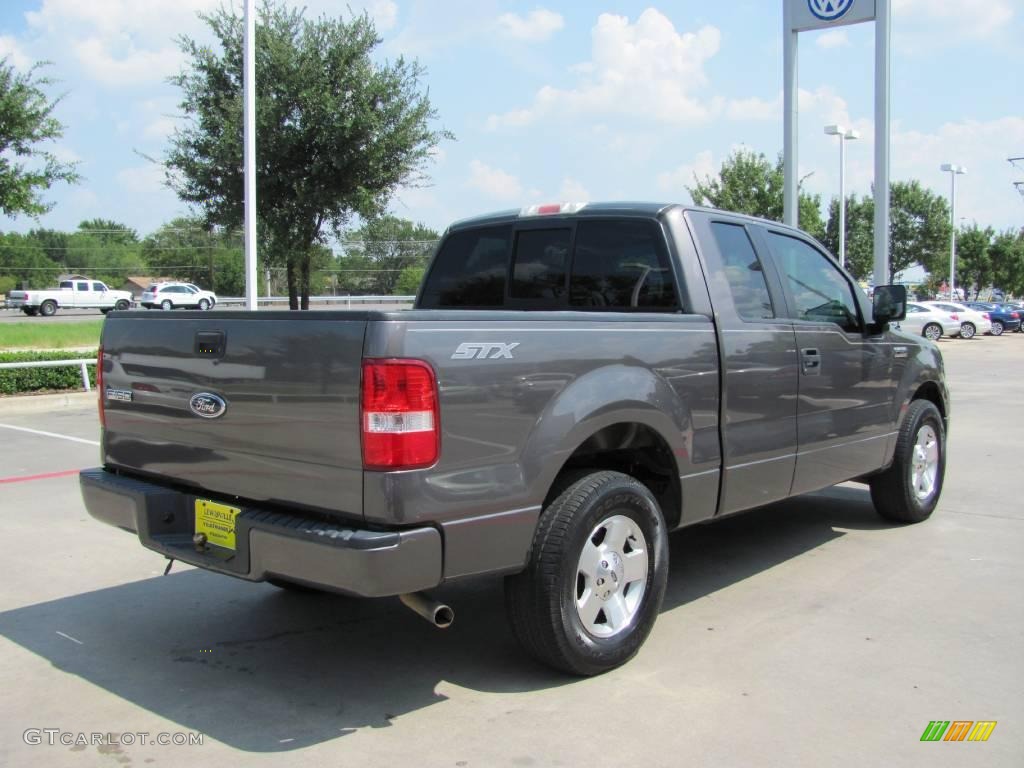 2005 F150 STX SuperCab - Dark Shadow Grey Metallic / Medium Flint Grey photo #5