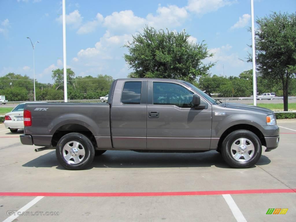 2005 F150 STX SuperCab - Dark Shadow Grey Metallic / Medium Flint Grey photo #6