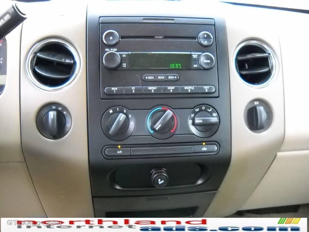 2005 F150 XLT SuperCab 4x4 - Dark Toreador Red Metallic / Tan photo #18